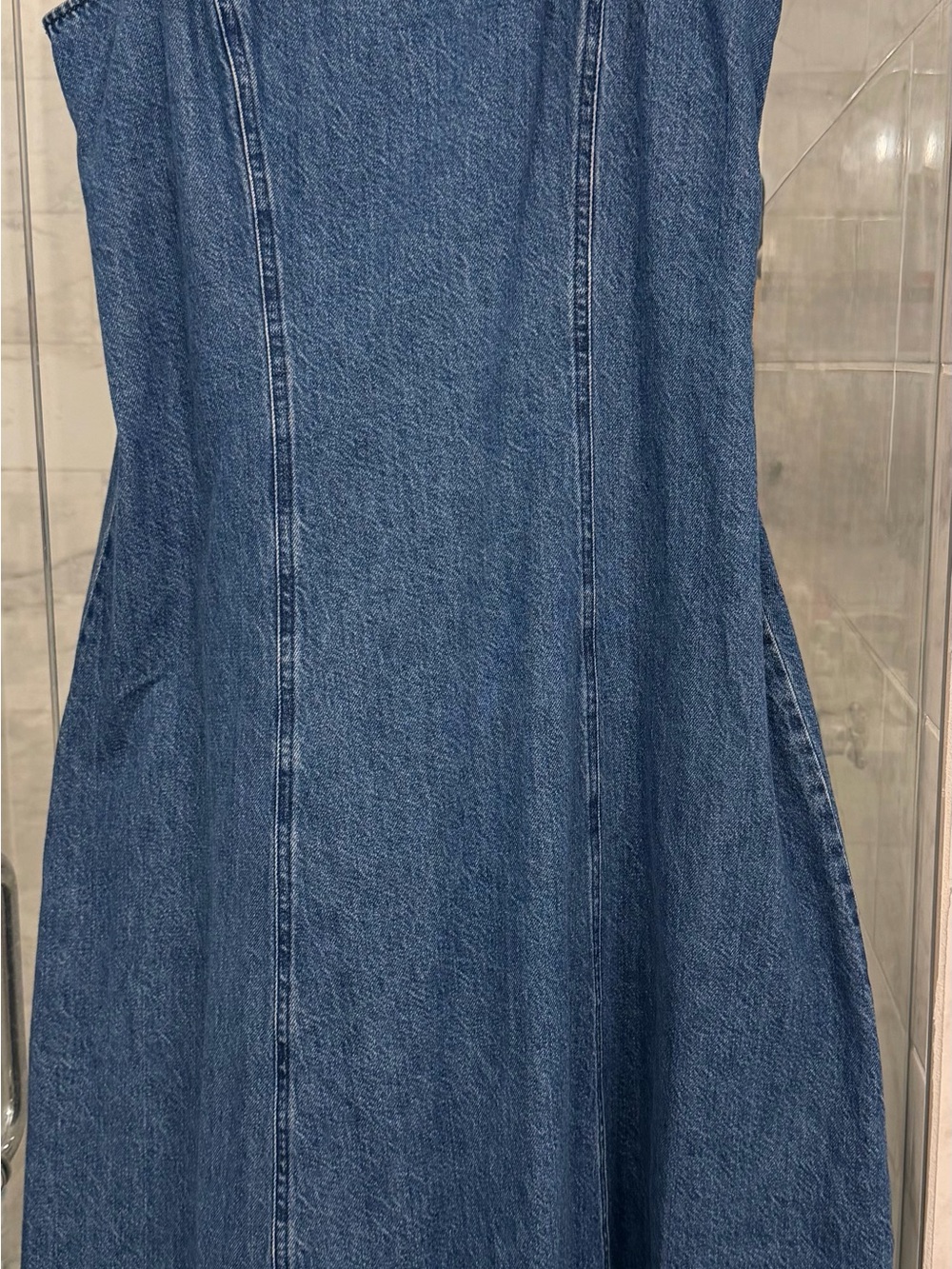 Madewell Blue Denim Dress